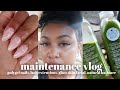 Maintenance Vlog: Glass Skin Facial, Polygel Nails, New Lash Tech, Green Juice + Natural Haircare