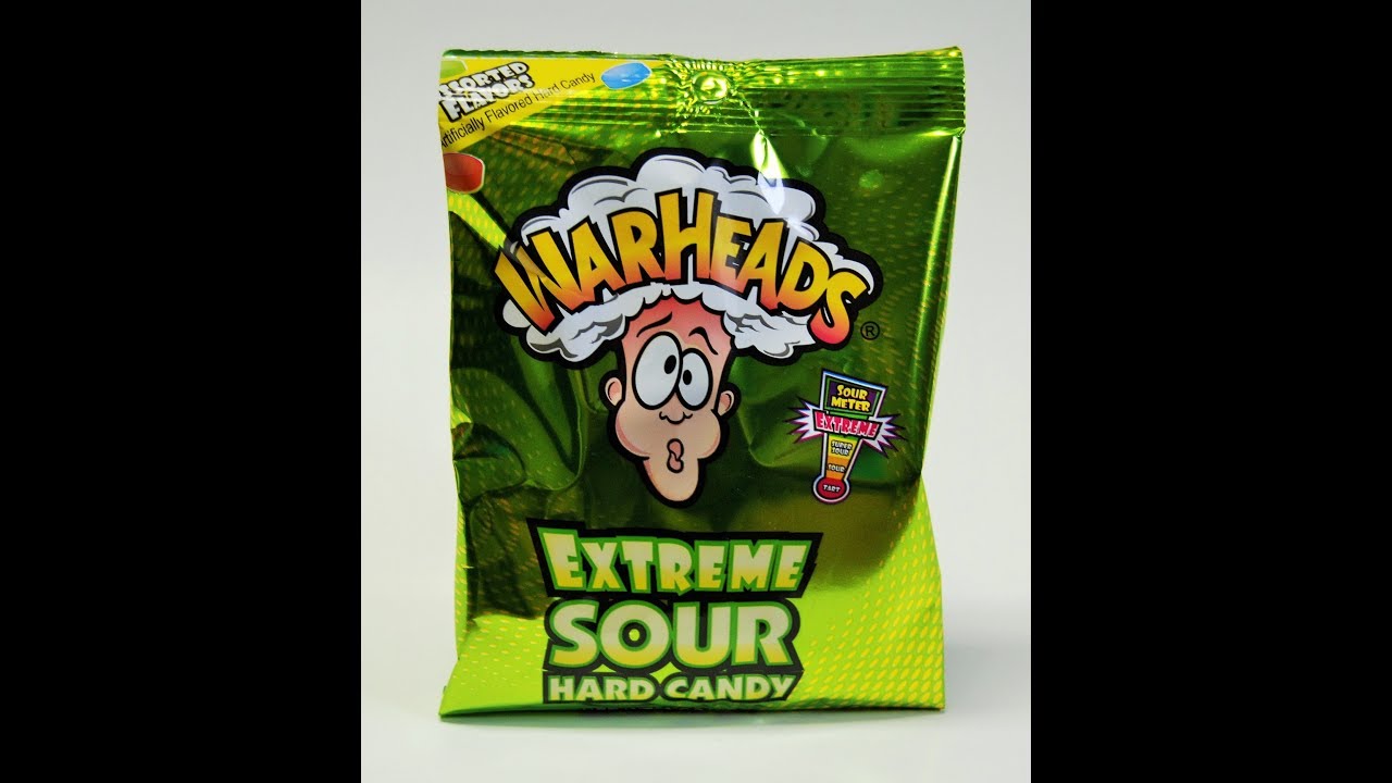 WARHEAD EXTREME SOUR CANDY CHALLENGE