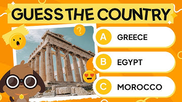 QUIZ FOR KIDS: CAN YOU GUESS THE COUNTRY?! 🧠🗺️🎯 | Places of the world | Educational videos | Fun