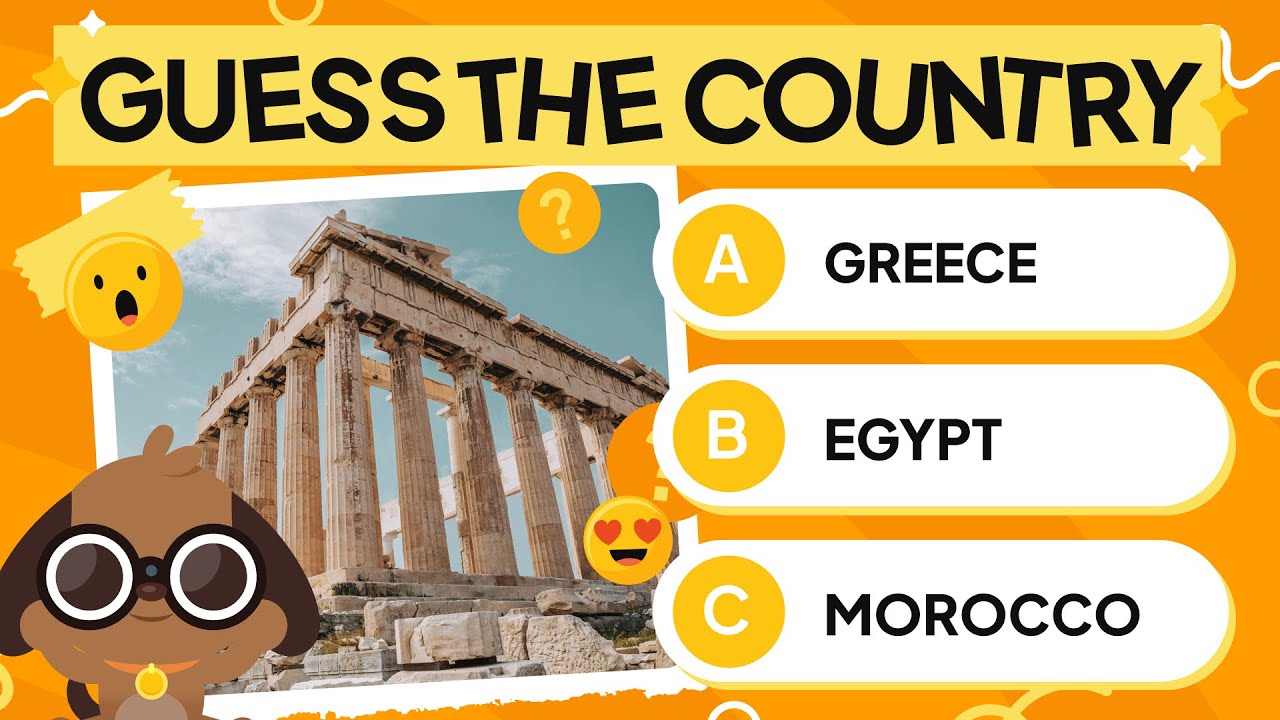 QUIZ FOR KIDS: CAN YOU GUESS THE COUNTRY?! π§ πΊοΈπ― | Places of the world | Educational videos | Fun