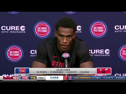 Pistons LIVE 10.28.23: Jalen Duren