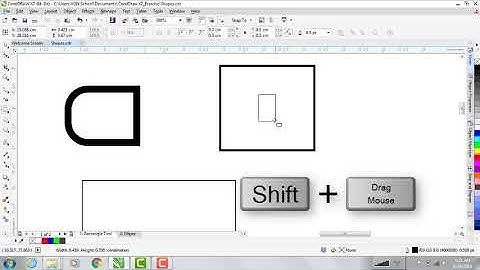 Using Rectangle and Ellipse Tools [in CorelDraw]