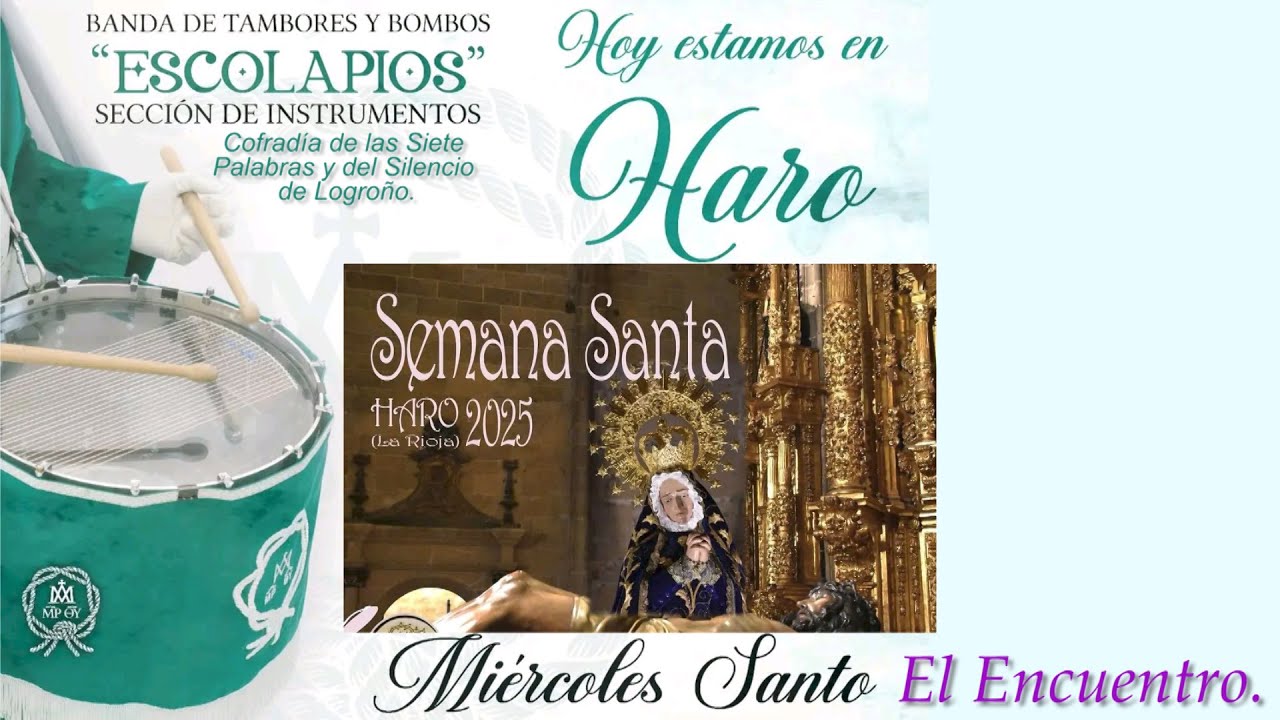 Procesión del Encuentro de Haro (La Rioja) Semana Santa 2025.