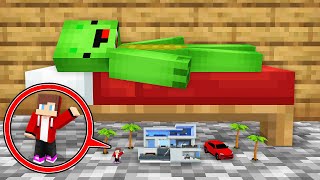 How JJ Survived Under Mikey Bed in Minecraft (Maizen)