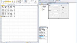 Microsoft Excel 2010 Level Four Video 43 Create User Forms