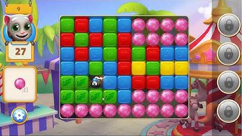 Talking Tom Fun Fair Level 9 - No Boosters