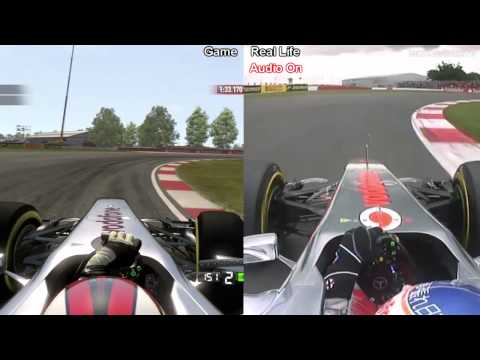 F1 2011 vs Real Life - Silverstone