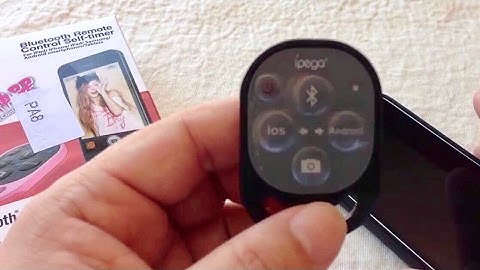 Bluetooth remote control self timer remote shutter for the iPhone camera