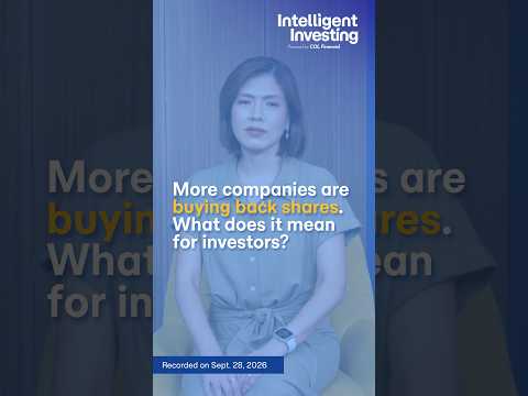 Semakin banyak perusahaan melakukan pembelian kembali saham. Apa artinya bagi investor? | #invest...