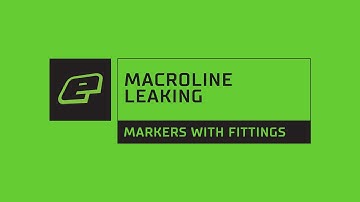 Eclipse Markers With a Macroline Leak