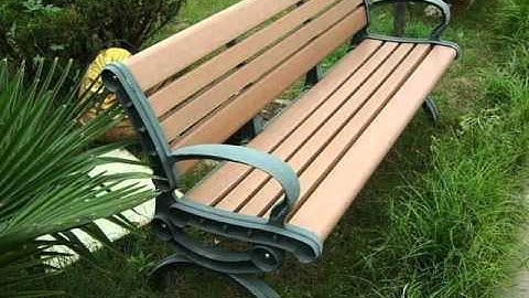 composite material slats for park benches