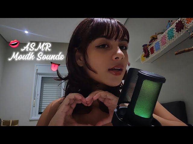 ASMR Mouth Sounds👅 (Mouth sounds, sussurros, visual triggers, hand movements...)