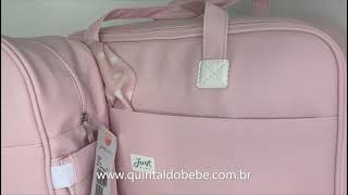 Kit Bolsa Maternidade Coleção Candy Rosa - Just Baby