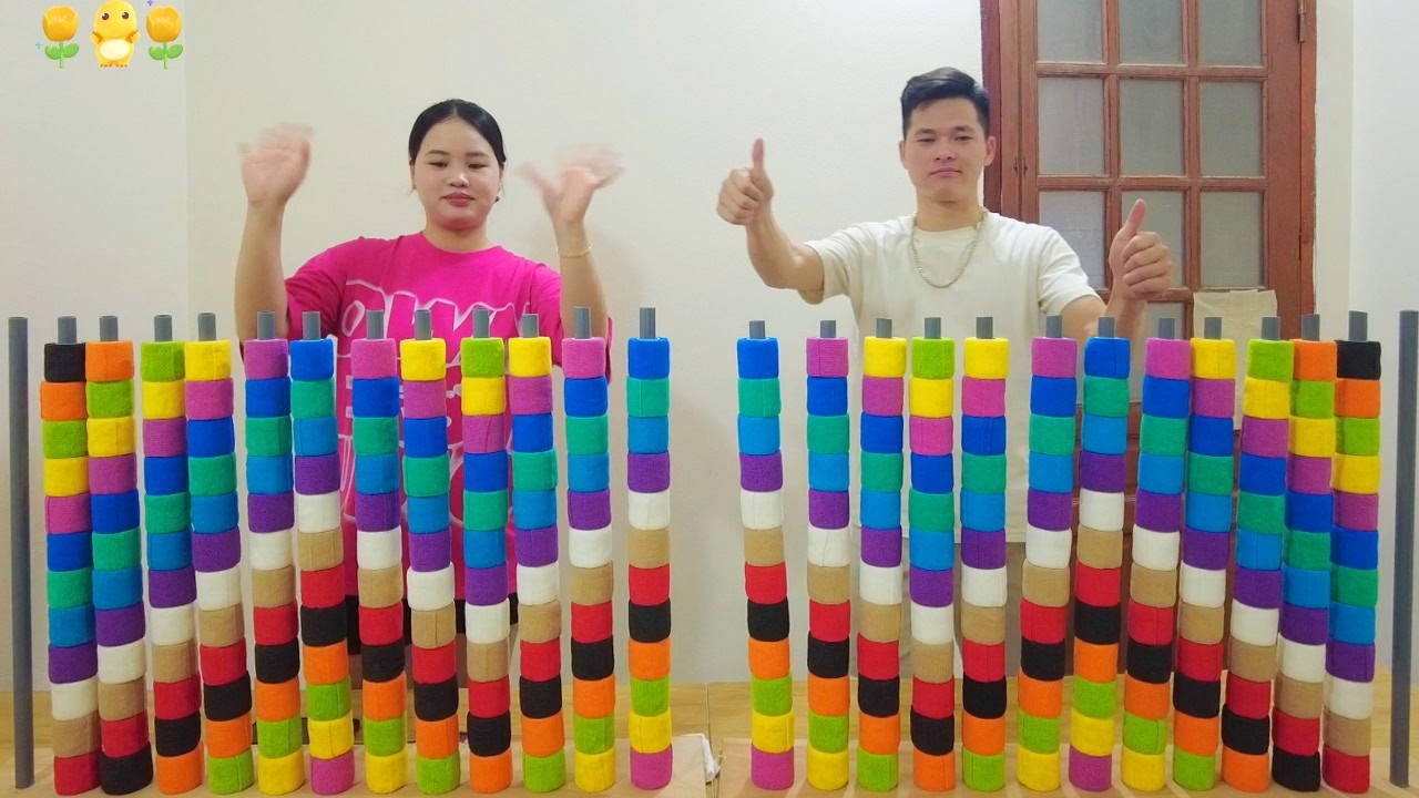🌈🌠Color sorting challenge: Who will be faster and smarter? An extremely ...