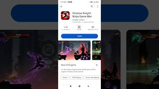 Shadow knight ninja game War   nice game 🎮 screenshot 2