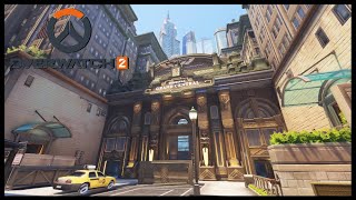 Midtown - Overwatch 2 |🎧 Ambient Soundscape 🎧| ASMR | Busy Downtown New York Metropolis