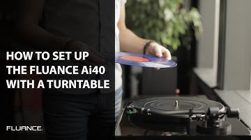 How to Connect and Set Up Your Fluance Ai40 Powered Bookshelf Speakers with a Turntable