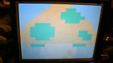 AVR-driven laptop LCD + Real-life Mario Question-box. Demo-Mode + circuitry, single-take