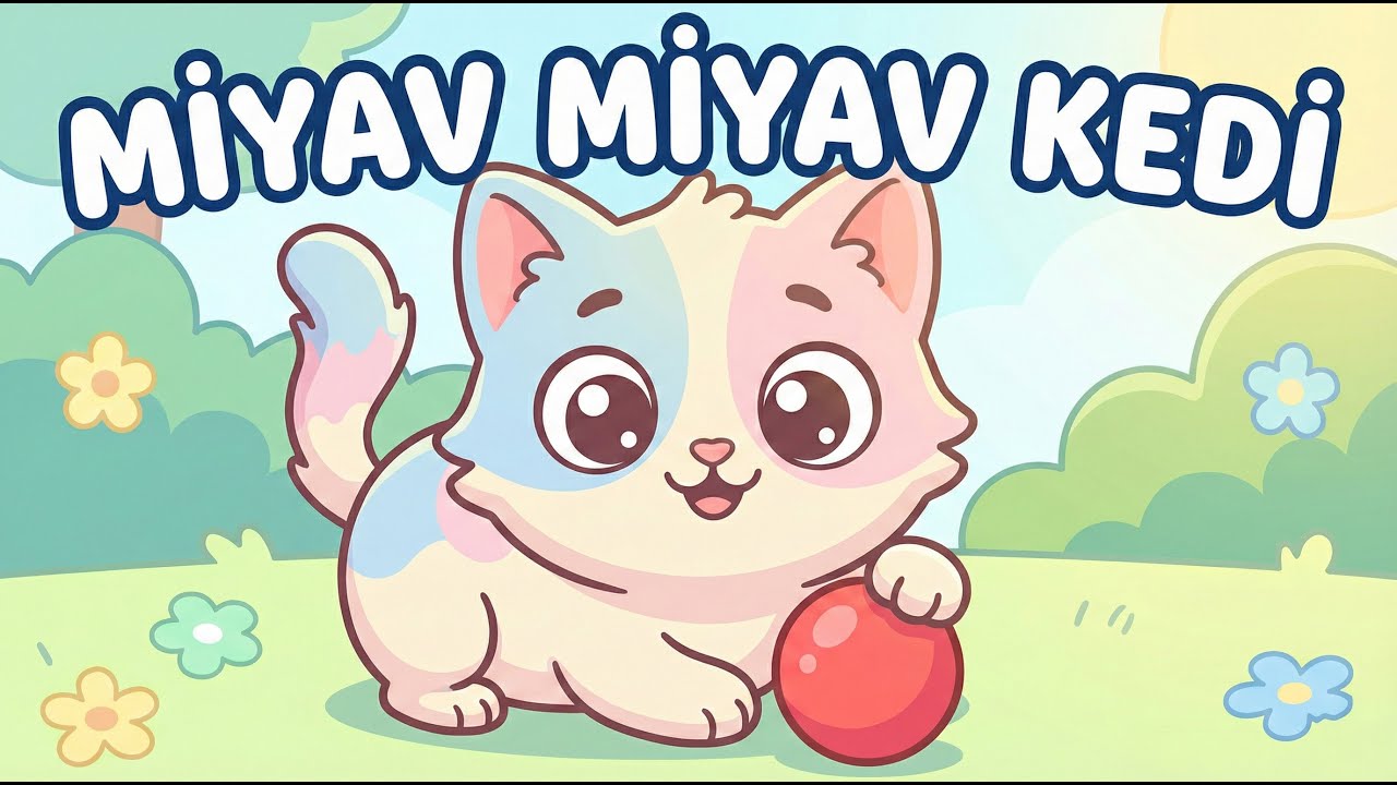 Mini Mini Kedi 🐱 | Eğlenceli Çocuk Şarkısı | Miyav Miyav Kedi