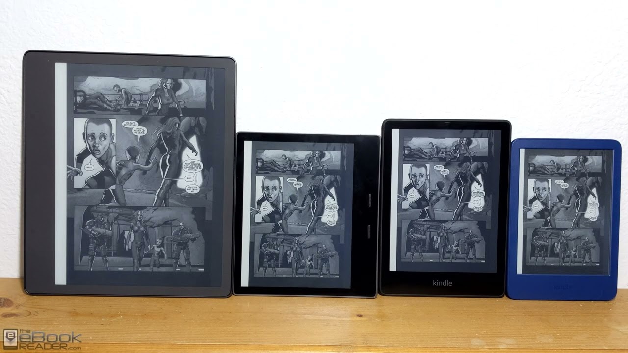 Kindle Size Comparison Video – All Current Models