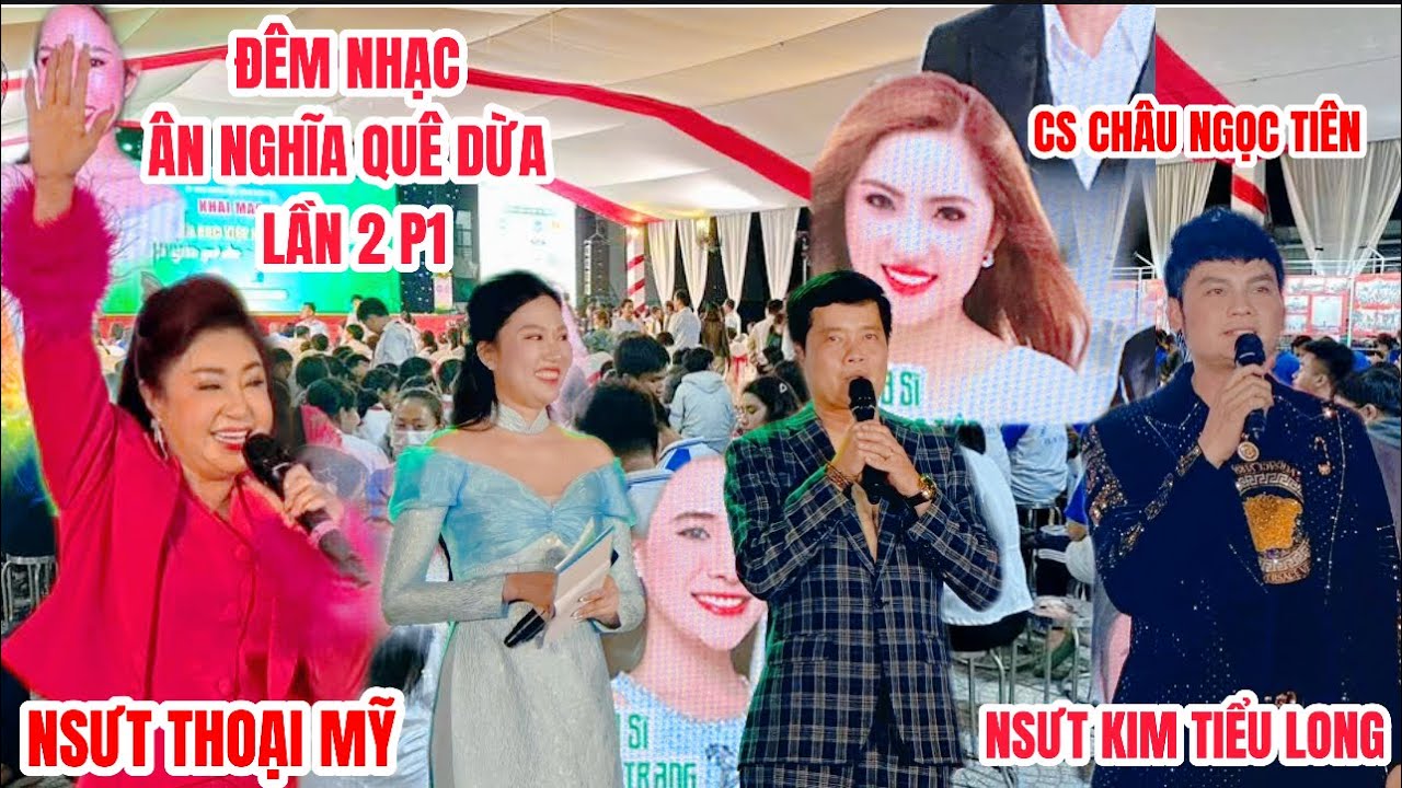 ĐÊM NHẠC ÂN NGHĨA QUÊ DỪA LẦN 2 P1| Khương Dừa, Thoại Mỹ, Kim Tiểu Long, Châu Ngọc Tiên