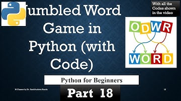 Jumbled Word Game in Python (with Code)