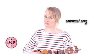 Meg Pfeiffer - Comment Song - Feat. Your Comments (Original Ukulele Music)