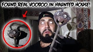 FOUND 200 YEAR OLD SCIENTIST HAUNTED HOUSE IN THE WOODS (VOODOO DOLL INSIDE)