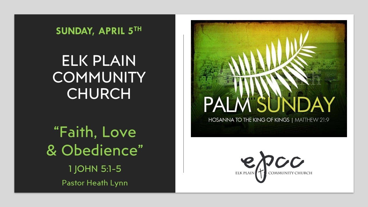 Elk Plain Community Church Sermon 04/05/2020 YouTube