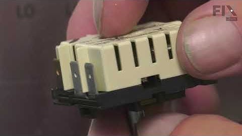 Samsung Range Repair - How to Replace the Dual Element Switch