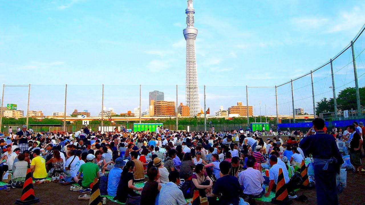 【隅田川花火大会】市民協賛者特別観覧席(野球場)5名様分の招待券になります