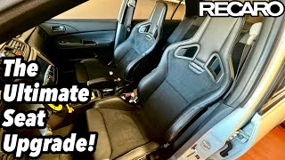 Installing New Recaro Seats in my Evo 9!