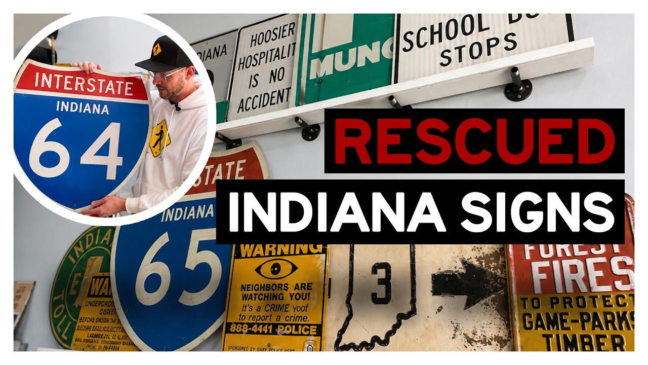 Inside My Indiana Traffic Sign Collection