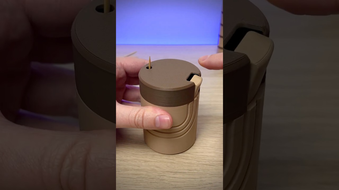 Porta Stuzzicadenti Automatico A Forma Di Picchio - Scatola Da Tavolo Originale