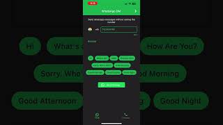 WhatsApp DM App Made with Flutter 💙#shorts #subscribe #subscribetomychannel screenshot 1