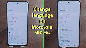 How to change language on motorola g7 g31 g32