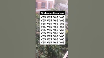 Find exceptional one #brainteaser #search #find #shortvideo