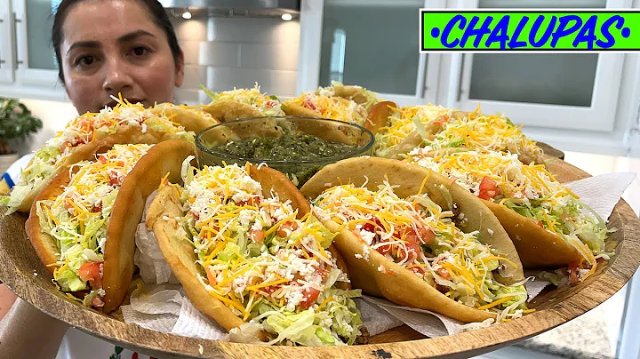Chalupas con carne molida  **Mucho mejor que TACO ...