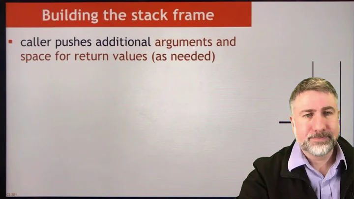 Frame Pointer and the Stack Frame