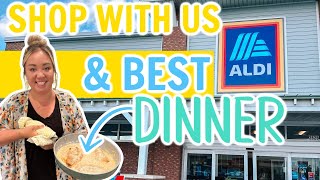 COME SHOP WITH US AT ALDI AND SEE WHAT WE FOUND | MUST TRY EASY DINNER IDEA | QUICK AND EASY RECIPE