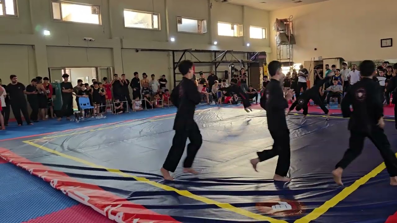 نمایشی فێرخوازانی پەیمانگای هونەری بەرگری لە پاڵەوانیەتی وشوو ساندا لە سلێمانی