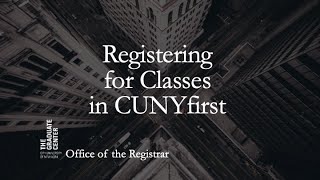 Registering in SB *Before Classes Begin