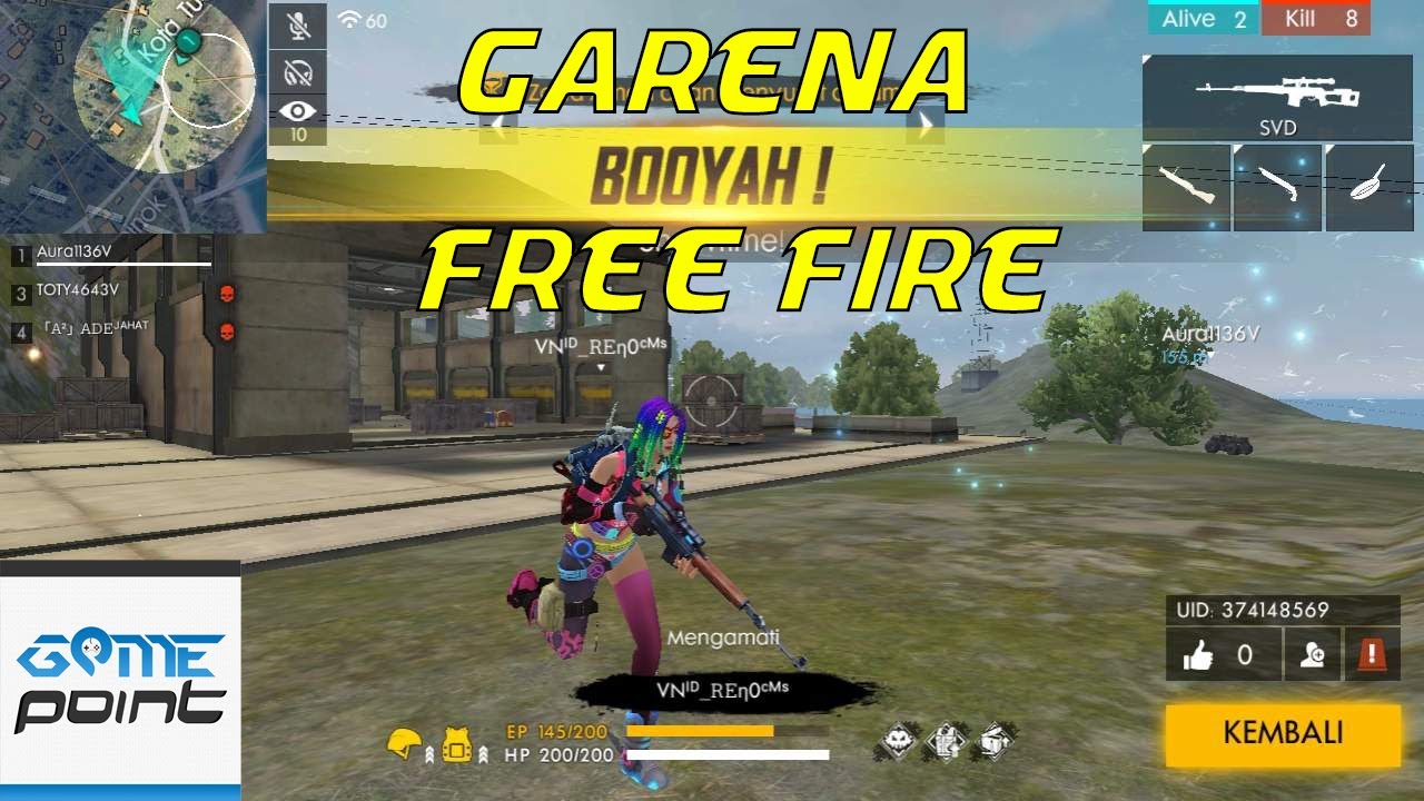 Garena Free Fire Bermuda Booyah Gameplay Android GamepointPK YouTube