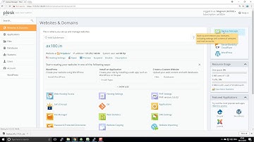 Howto take backup of a site using Plesk Control Panel