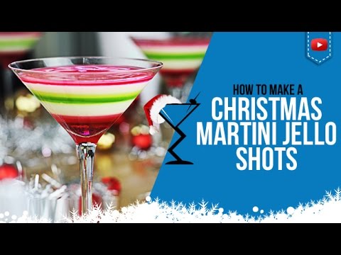 Christmas Jello Shots - How To Make Layered Christmas Jello Shots Cocktail Recipe Drink (Popular)