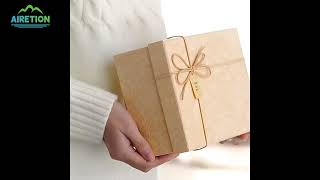 Information Elegant Lid And Base Rigid Gift Box With Ribbon Bow#giftbox #customboxes #box #boxfactory News