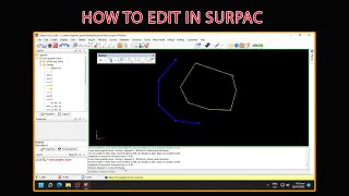 HOW TO EDIT IN SURPAC