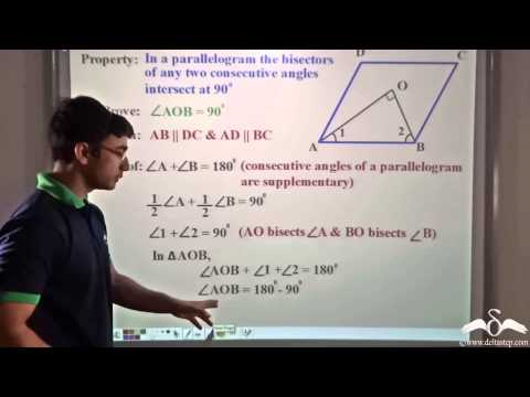 Video: Hoeveel 90 grade hoeke het 'n parallelogram?