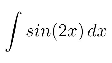 Integral of sin(2x) (substitution)