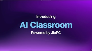 ​Introducing AI Classroom Foundation course. ​Powered by JioPC and designed by Jio Institute.​